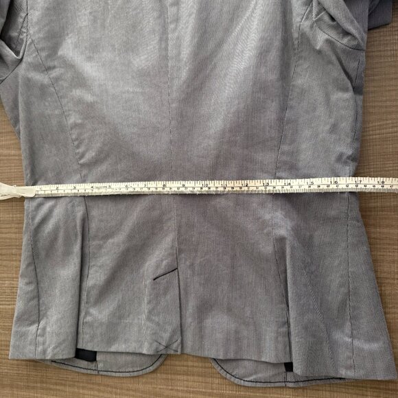 Esprit - Blue/White Pinstripe Blazer - Size 10 - Picture 13 of 15